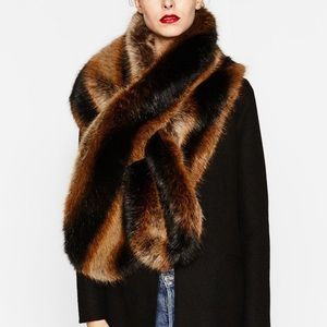 Zara fur scarf